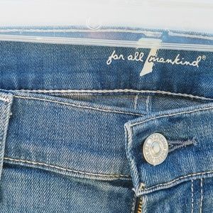 7 For all Mankind Womens Flare Jeans size  28x34